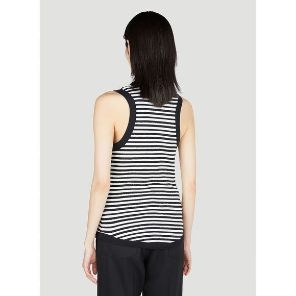 Saint Laurent Women Striped Tank Top - Picture 4 of 5